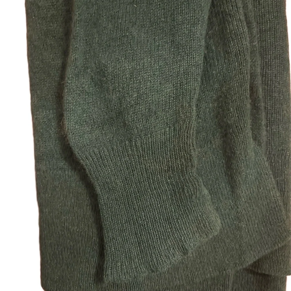 Halogen‎ Sweater Womens XS Emerald Green Crewneck Cashmere Quiet Luxury Holiday - Picture 8 of 9